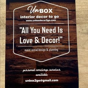 Event Decor Rental company (Michigan).